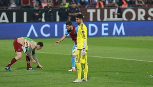 Unschöne Szenen gab es bei Trabzonspor gegen Fenerbahce