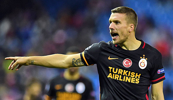 Lukas Podolski hat bei Galatasaray noch einen Vertrag bis 2018