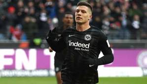 Luka Jovic ist aktuell von Benfica Lissabon an Eintracht Frankfurt ausgeliehen.