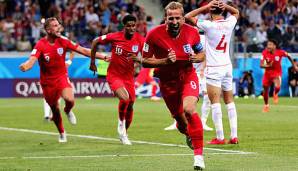 Harry Kane traf für England doppelt beim Auftaktsieg gegen Tunesien.