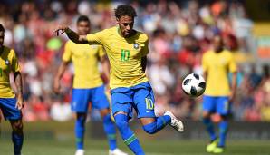 Neymar erzielte das zwischenzeitlcihe 1:0 gegen Kroatien.