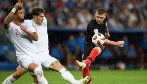 Ante Rebic: Anfangs aktiver als Perisic. Lief die englischen Verteidiger mit hohem Tempo an, gewann dadurch auch einige Bälle, im letzten Drittel jedoch ineffizient. Wirkte mit fortlaufender Spieldauer platt und musste raus. Note: 3,5.