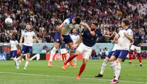 Das 2:1 für Frankreich erzielt Olivier Giroud per Kopf.