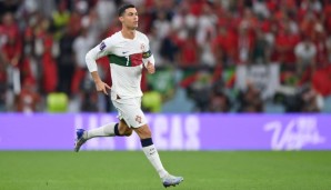 Cristiano Ronaldo steht nun für Portugal auf dem Feld.