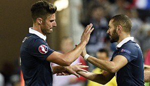 Trotz gemeinsamer Nationalmannschaft: Olivier Giroud und Karim Benzema werden wohl keine Freunde mehr.