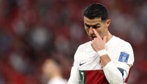 Cristiano Ronaldo und Portugal sind im WM-Viertelfinale an Marokko gescheitert.