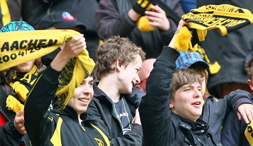 Grund zu Freude gibt es für den Fans von Alemannia Aachen