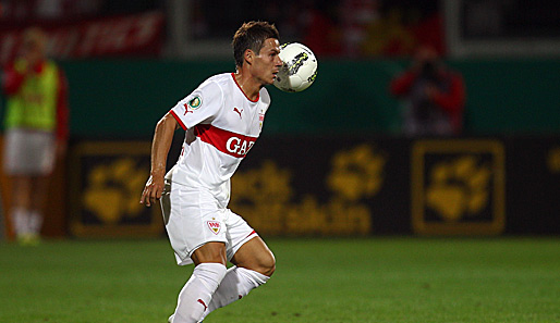 Stefano Celozzi trat in dieser Saison für den VfB Stuttgart gegen den Ball