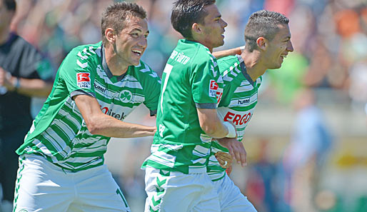 Greuther Fürth gelang nach langer Zeit mal wieder ein Heimsieg