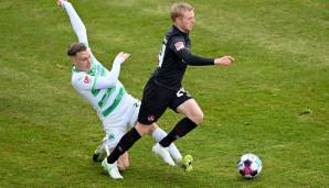 Fürth sicherte sich in letzter Sekunde einen Punkt im Heimspiel gegen Nürnberg.