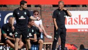 Markus Anfang (r.) ist der neue Trainer von Werder Bremen.