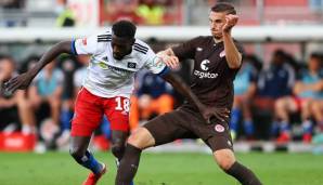 Bakery Jatta trifft mit dem HSV in der 2. Bundesliga auf St. Pauli.