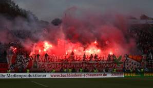 In Darmstadt wurde beim Spiel gegen den Effzeh ordentlich gezündelt.