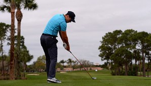 Martin Kaymer lag nach der ersten Runde in Florida zwei Schläge über Par