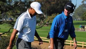 1. April 2014: Tiger Woods hat Rücken. Der Superstar muss sich wegen eines eingeklemmten Nervs erstmals operieren lassen und sagt seine Teilnahme beim Masters ab - das erste Mal in seiner Profikarriere. Auch eine Knie-OP hat er schon hinter sich.