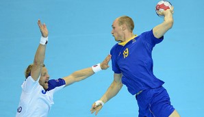 Johan Jakobsson (r.) wurde mit Schweden in London Olympia-Zweiter