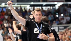 THW-Trainer Filip Jicha jagt mit seinem Team den dritten Sieg im dritten Gruppenspiel.