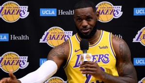 LeBron James spielt seit 2018 für die Los Angeles Lakers.