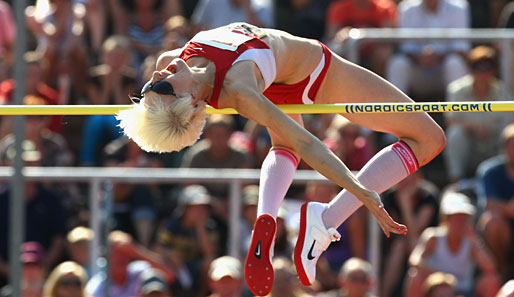 Anwärterin auf Gold bei der Heim-WM in Berlin: Hochspringerin Ariane Friedrich