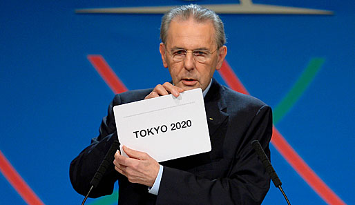 IOC-Präsident Jacques Rogge macht es amtlich: Tokio richtet die Olympischen Spiele 2020 aus