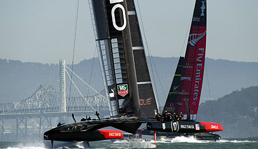 Das Team New Zealand liegt beim America's Cup weiter klar vor den USA