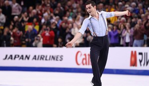 Javier Fernandez nach seinem Sieg in Boston