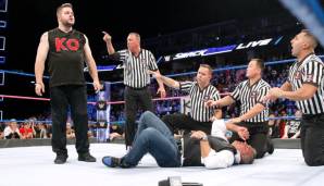 Kevin Owens attackiert Shance McMahon