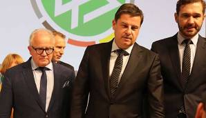 Schieben die Verantwortung aktuell weg: DFB-Präsident Fritz Keller, DFL-Geschäftsführer Christian Seifert und DFB-Generalsekretär Friedrich Curtius.