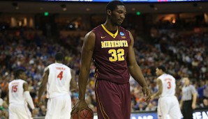 Trevor Mbakwe spielte vor seiner Station in Rom an der University of Minnesota