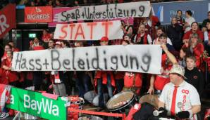 "Spaß und Unterstützung statt Hass und Beleidigung": Die Message der Bayern-Fans.