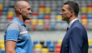 Tyson Fury und Wladimir Klitschko werden sich im Wembley-Stadion wieder gegenüberstehen