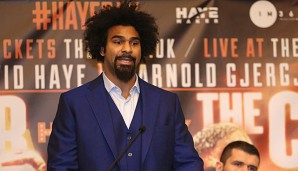 David Haye tritt im Mai gegen den ungeschlagenen Arnold Gjergjaj an