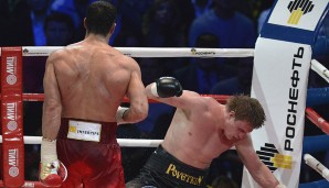 5. Oktober 2013, IBF-, IBO-, WBO- und WBA-Titel: Sieg gegen Alexander Povetkin durch UD