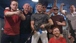 Conor McGregor vertreibt sich die Freizeit mit einer Runde Paintball