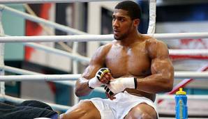 Anthony Joshua bereitet sich auf den Kampf gegen Joseph Parker vor.