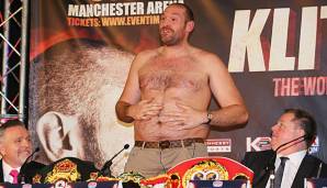 Tyson Fury hat im November 2015 Wladimir Klitschko bezwungen.