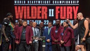 Tyson Fury und Deontay Wilder treffen zum zweiten Mal aufeinander.