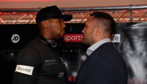 Anthony Joshua kämpft heute Abend gegen Kubrat Pulev.