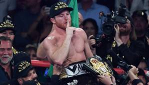 Saul "Canelo" Alvarez hält aktuell die WBC- und WBA-Titel im Supermittelgewicht verteidigen.