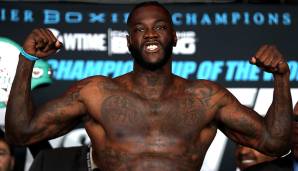 DER HERAUSFORDERER: Deontay Wilder | USA | 35 Jahre alt | Spitzname: "Bronze Bomber" | Größe: 2,01 Meter | Reichweite: 2,11 Meter | Stil: Linksauslage | Bilanz: 44 Kämpfe - 42 Siege (41 nach K.o.) - 1 Niederlage - 1 Unentschieden.