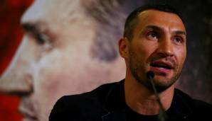 Wladimir Klitschko stieg zuletzt vor vier Jahren in den Boxring