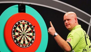 Michael van Gerwen ist die Nummer eins der Weltrangliste