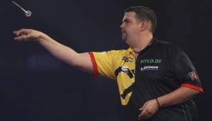 Gabriel Clemens bestreitet bei der European Darts Championship sein Erstrundenspiel am Freitag.