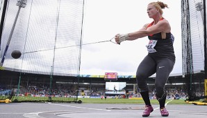 Betty Heidler will die nächste Medaille für das deutsche Team holen