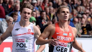 Julian Reus (r.) führte das DLV-Team zur Silbermedaille