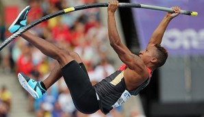 Weltmeister Raphael Holzdeppe zeigte mit 5,85m eine herausragende Leistung bei der Team-EM