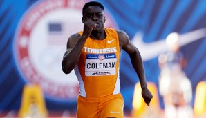 Christian Coleman hat eine neue Weltjahresbestleistung über 100 m aufgestellt