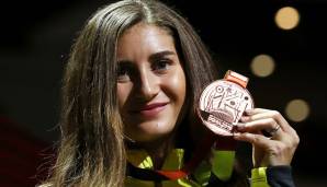 Gesa Krause holte bei der WM in Doha die Bronzemedaille über 3000 Meter Hindernis.
