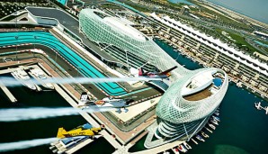 Die Flieger liefern beeindruckende Bilder in Dubai
