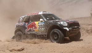 Nasser Al-Attiyah triumphierte am Donnerstag im Mini des deutschen Teams X-raid